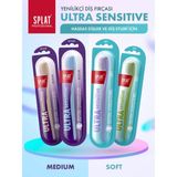 SPLAT Ultra Sensitive Diş Fırçası Hassas Bakım İçin Yumuşak Kıllar 1 Parça Türkiye Üretimi