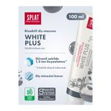 Splat White Plus Diş Macunu - Beyazlatıcı florürlü, kahve çay tütün lekelerine karşı, 100 ml