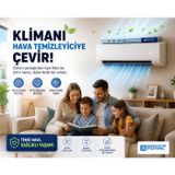 Split Klima Hava Temizleme Filtresi – HEPA Destekli Toz, Polen ve Koku Filtreleme Sistemi