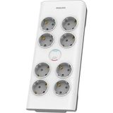 SPN7080 Akım Korumalı Priz 8'li 900J 2m 3680W 16A