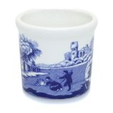 Spode Blue Italian Porselen Yumurtalık - Mavi - Beyaz - Standart