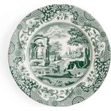 Spode Heritage Green Italian Pasta Tabağı - Beyaz-Yeşil - Standart