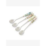 Spode x Morris & Co. 4'lü Porselen Saplı Çay Kaşığı Seti