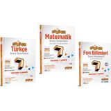 Spoiler Yayınları 7. Sınıf Türkçe - Matematik - Fen Bilimleri Branş Deneme 3 Kitap