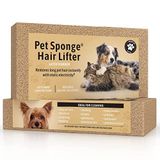 SpongeCo Evcil Hayvan Süngeri Saç Kaldırıcı 3'lü Paket Köpek, Kedi ve Diğer Evcil Hayvan Tüylerini Mobilya, Halı, Yatak ve Giysilerden Çıkarın - 3 Sünger