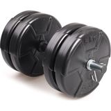 Spor 20 Kg (1x 20 Kg) Dambıl Seti Ve Ağırlık Seti Vücut Geliştirme Aleti - Siyah