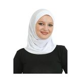 Spor Başörtüsü Kadın Hazır Giyim Türban Viskon Eşarp Şal Beyaz