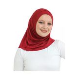 Spor Başörtüsü Kadın Hazır Giyim Türban Viskon Eşarp Şal Bordo