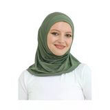 Spor Başörtüsü Kadın Hazır Giyim Türban Viskon Eşarp Şal Haki
