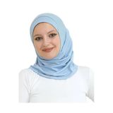 Spor Başörtüsü Kadın Hazır Giyim Türban Viskon Eşarp Şal Mavi
