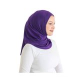 Spor Başörtüsü Kadın Hazır Giyim Türban Viskon Eşarp Şal Purple