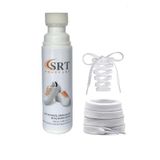 Spor Beyaz Deri Ve Kumaş Ayakkabı Bakım Boyası 75 Ml 1 Adet + 2 Çift K103-K111 Spor Beyaz Bağcık