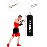 Spor Byfit 100 cm x 30 cm Hazır Dolu Boks Kum Torbası + Tavan Askı Kancası