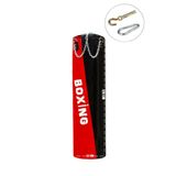 Spor Byfit 120 Cm X 32 Cm Dolu Kırmızı-siyah Boks Torbası + Tavan Askı Kancası