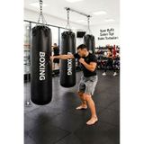 Spor Byfit 180 X 40 Cm Professional Salon Tipi Boks Kum Torbası Siyah