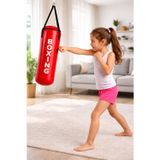 Spor Byfit 53 Cm X 20 Cm Hazır Dolu Kırmızı Çocuk Boks Kum Torbası