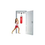 Spor Byfit 53 X 20 cm Çocuk Kırmızı Boks Kum Torbası Barfiks Asma Demiri