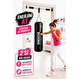 Spor Byfit 70 Cm Boks Torbası ve Kapı Barfiks Demiri - 2 si 1 Arada