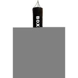Spor Byfit 70 cm x 25 cm Siyah Boks Torbası + Boks Eldiveni + Boks Bandajı + Askı Aparatı - 4' Lü Set - Dolu