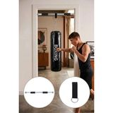 Spor Byfit 70 cm x 25 cm Siyah Renk Boks Kum Torbası ve Çok Amaçlı Barfiks Demiri
