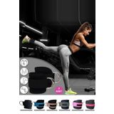 Spor Byfit Ayak Bilek Kayışı D-Ring Fitness Ağırlık Çekiş Aparatı