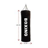 Spor Byfit Dolu Boks Kum Torbası Siyah 120 cm x 35 cm