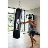 Spor Byfit Siyah Boks Kum Torbası 120 Cm x 35 Cm Dayanıklı PVC Malzemeden Üretilmiştir - 120 x 35 cm