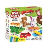 Spor35 03697 Art Craft Eğlenceli Hayvanlar Hamur Set 200 gr Kız Erkek Çocuk Oyuncak Eğitici Oyuncaklar