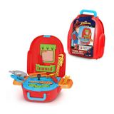 Spor35 03845 Spiderman Tamir Seti Sırt Çantası -Fentoys Kız Erkek Çocuk Oyuncak Eğitici Oyuncaklar
