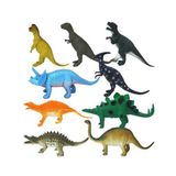 Spor35 0714 Dinozorların Dünyası Poşetli 9'lu Hayvan Oyun Seti -Sunman Kız Erkek Çocuk Oyuncak Eğitici Oyun