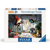Spor35 12000302 Disney Sanatçının Masası 1000 parça Ravensburger Puzzle Kız Erkek Çocuk Oyuncak Eğitici Oyu
