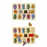 Spor35 130444 Ahşap Raptiyeli Puzzle Saat Kız Erkek Çocuk Oyuncak Eğitici Oyuncaklar