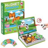 Spor35 1512 DıyToy, Magnet Tamamlama - Hayvanlar/ +3 yaş Kız Erkek Çocuk Oyuncak Eğitici Oyuncaklar