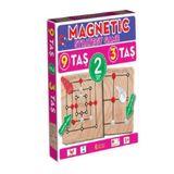 Spor35 1531549 Manyetik Strateji Oyunları 9 Taş+3 Taş -Dıytoy Kız Erkek Çocuk Oyuncak Eğitici Oyuncaklar