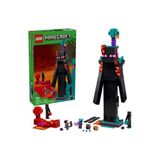 Spor35 21279 Lego Minecraft Enderman Kulesi 867 parça +9 yaş Kız Erkek Çocuk Oyuncak Eğitici Oyuncaklar