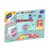 Spor35 296/297 AHŞAP TUTMALI BANYO MALZEMELERİ Kız Erkek Çocuk Oyuncak Eğitici Oyuncaklar