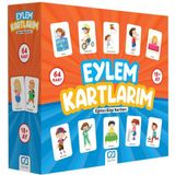 Spor35 401 CAKRT-5174 Eylem Kartlarım - CA Games Kız Erkek Çocuk Oyuncak Eğitici Oyuncaklar