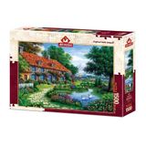 Spor35 4551 Art Puzzle Kuğulu Bahçe 1500 parça Puzzle / +15 yaş Kız Erkek Çocuk Oyuncak Eğitici Oyuncaklar