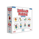 Spor35 5114 CA Games, Şekiller Puzzle / +3 yaş Kız Erkek Çocuk Oyuncak Eğitici Oyuncaklar