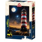 Spor35 5240 Yıldız Kapısı 1000 Parça Neon - Art Puzzle Kız Erkek Çocuk Oyuncak Eğitici Oyuncaklar