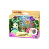 Spor35 5804 Sylvanian Families Su Samuru Kız Kardeşler ve Şnorkel Seti +3 yaş Kız Erkek Çocuk Oyuncak Eğiti