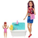 Spor35 Barbie Bebek Bakıcılığı Oyun Seti Kız Erkek Çocuk Oyuncak Eğitici Oyuncaklar