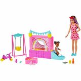 Spor35 Barbie Bebek Bakıcısı Skipper Oyun Evi Seti HHB67 Kız Erkek Çocuk Oyuncak Eğitici Oyuncaklar