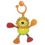 Spor35 Biba Toys Çıngırak ve Dişlikli Aslan Puset Oyuncağı Kız Erkek Çocuk Oyuncak Eğitici Oyuncaklar