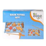 Spor35 BLG-104 Ahşap Balık Tutma Oyunu Kız Erkek Çocuk Oyuncak Eğitici Oyuncaklar