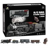 Spor35 Classic Steam Kumandalı 2,4 Ghz Pilli Tren Seti 30 Parça 1613G Kız Erkek Çocuk Oyuncak Eğitici Oyunc