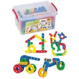 Spor35 Dede Click Clack Puzzle Küçük Boy 96 Parça Kız Erkek Çocuk Oyuncak Eğitici Oyuncaklar
