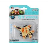 Spor35 Die Cast Metal F-16 Benzeri Savaş Uçağı Turuncu Kamuflaj Kız Erkek Çocuk Oyuncak Eğitici Oyuncaklar
