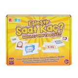 Spor35 EDU-1016 Eşleştir Saat Kaç -Chiva Kız Erkek Çocuk Oyuncak Eğitici Oyuncaklar
