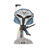 Spor35 Funko POP Star Wars: The Mandalorian-Katan w/Darksaber and Jet Pack Kız Erkek Çocuk Oyuncak Eğitici